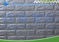자동 접착 벽 스티커 패널, 회색 색깔을 가진 3D 거품 벽면
